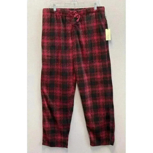 Other - DG Hill Sleepwear Men's Sz Large Red Flannel Pajama Comfy‎ Pants NEW!